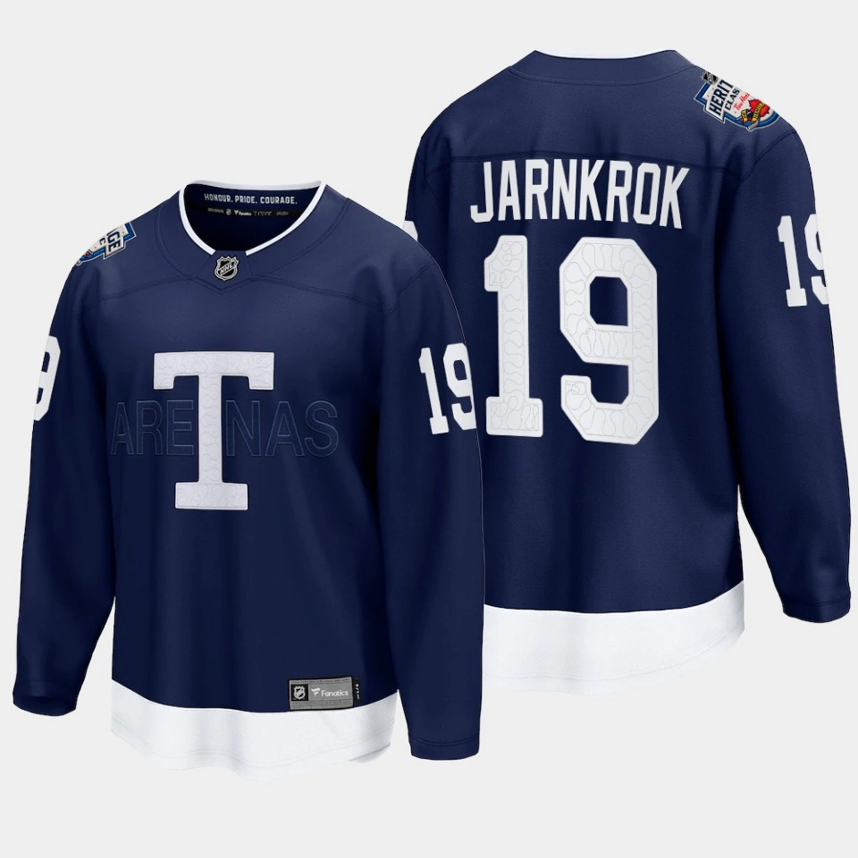 Men Toronto Maple Leafs Calle Jarnkrok #19 2022 Heritage Classic Breakaway Player Navy Jersey Men Toronto Maple Leafs Calle Jarnkrok #19 2022 Heritage Classic Breakaway Player Navy Jersey