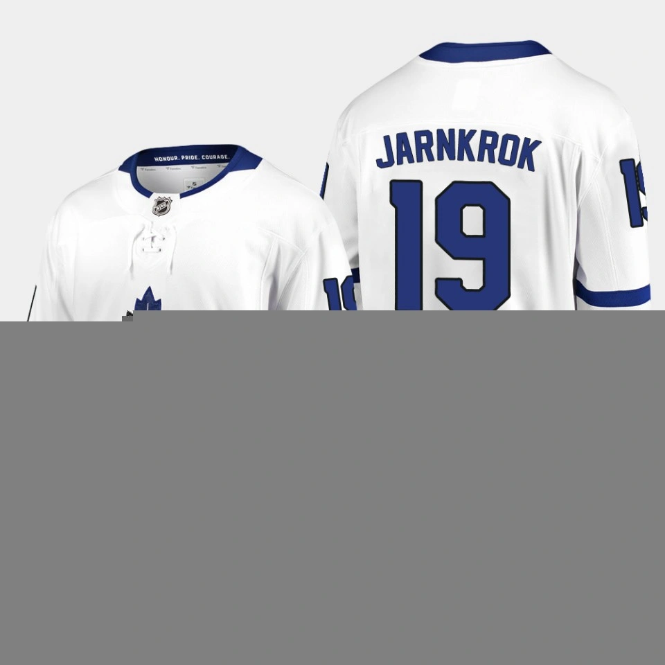 Men Toronto Maple Leafs Calle Jarnkrok #19 Away Breakaway Player White Jersey Men Toronto Maple Leafs Calle Jarnkrok #19 Away Breakaway Player White Jersey