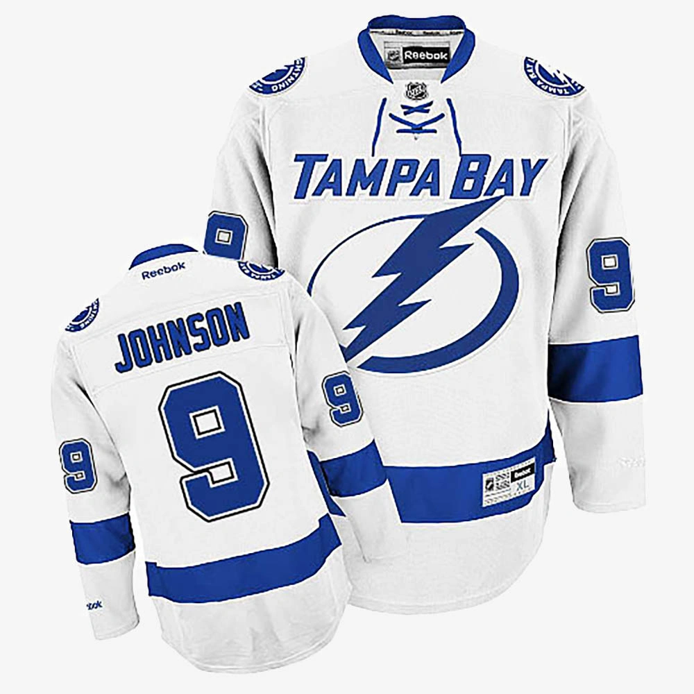 Tyler Johnson Tampa Bay Lightning White Away Jersey