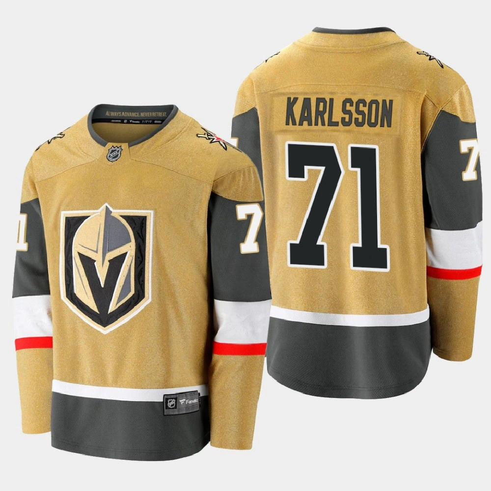 Men's Vegas Golden Knights William Karlsson #71 Alternate 2020-21 Premier Gold Jersey