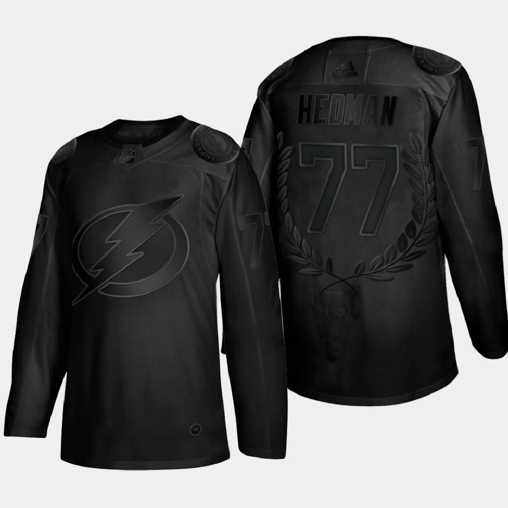 Women's Tampa Bay Lightning Victor Hedman Awards Collection 2020 James Norris Memorial Trophy Black Jersey Women's Tampa Bay Lightning Victor Hedman Awards Collection 2020 James Norris Memorial Trophy Black Jersey