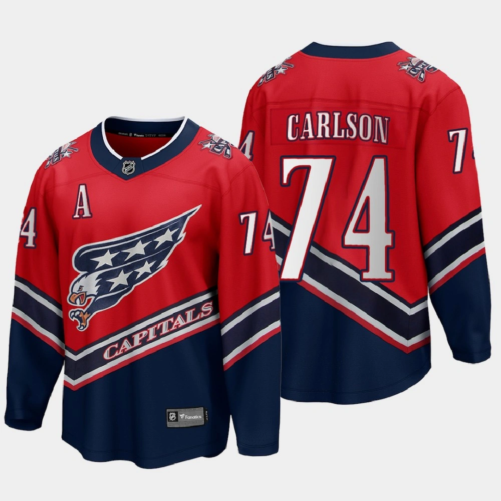 Youth Washington Capitals John Carlson #74 Reverse Retro Red Jersey Youth Washington Capitals John Carlson #74 Reverse Retro Red Jersey