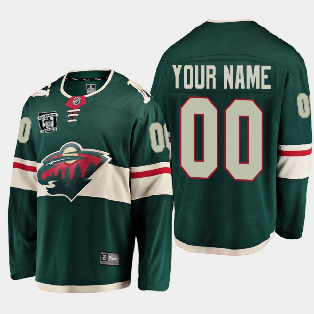 Minnesota Wild 2021 Honor Willie O'Ree Celebrate Equality MLK Jr. Day Green Jersey Minnesota Wild 2021 Honor Willie O'Ree Celebrate Equality MLK Jr. Day Green Jersey