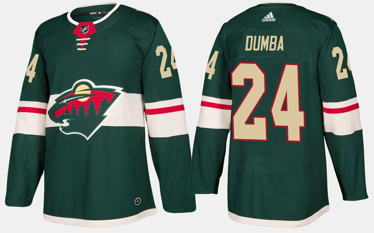 Minnesota Wild #24 Matt Dumba Home Green Jersey