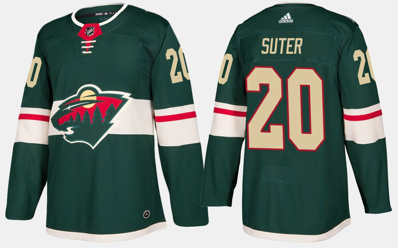 Minnesota Wild #20 Ryan Suter Home Green Jersey