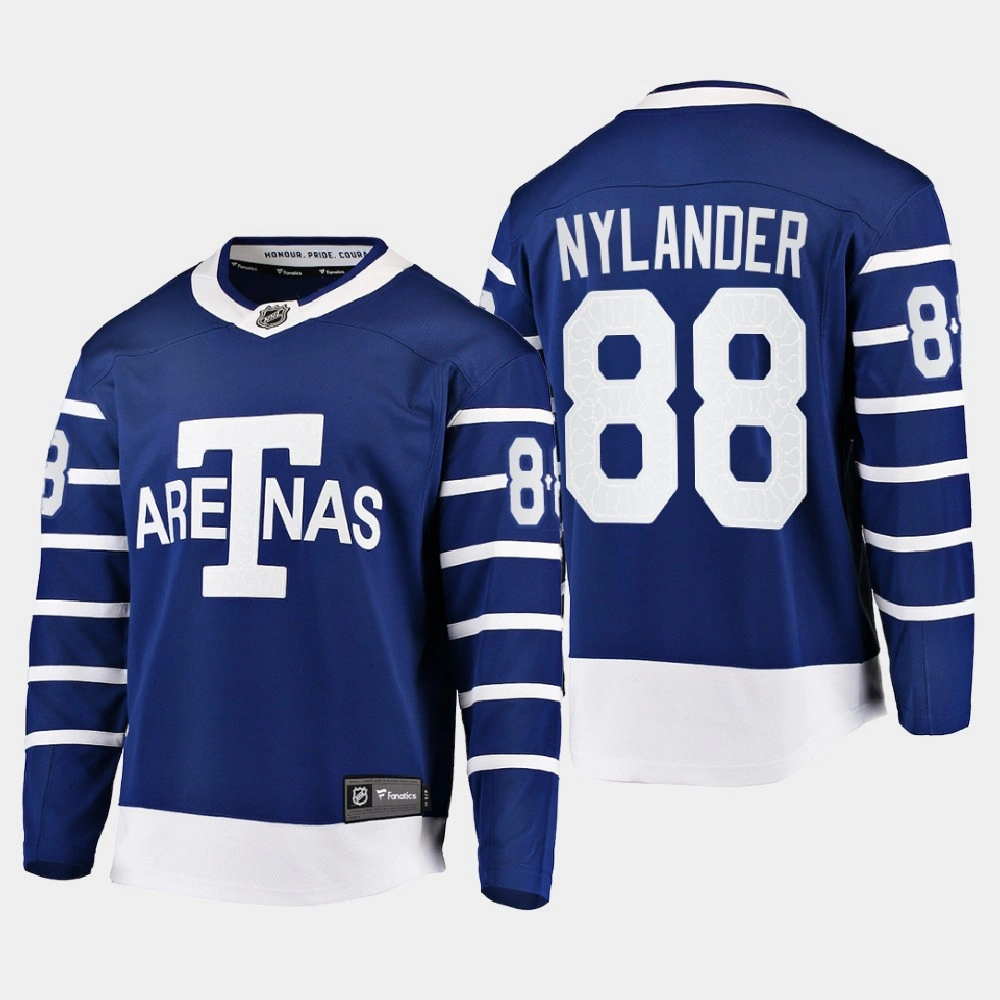 Toronto Maple Leafs William Nylander #88 Team Classics Blue Jersey Heritage