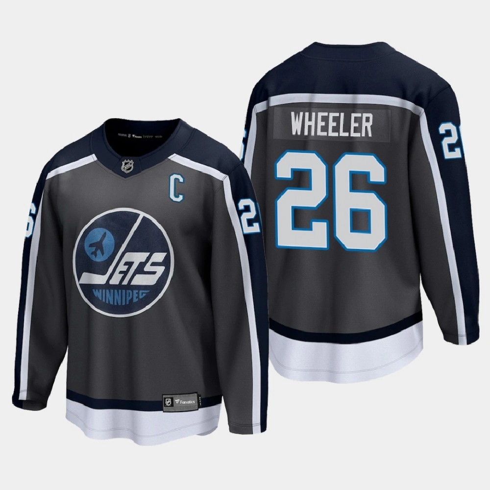 Men's Winnipeg Jets Blake Wheeler #26 Special Edition 2021 Gray Jersey