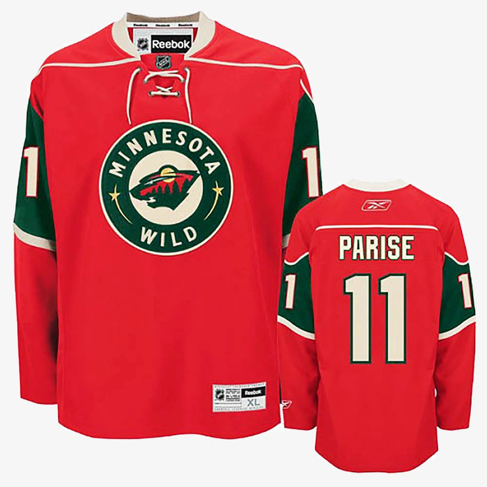 Women's Zach Parise Minnesota Wild Red Home Jersey