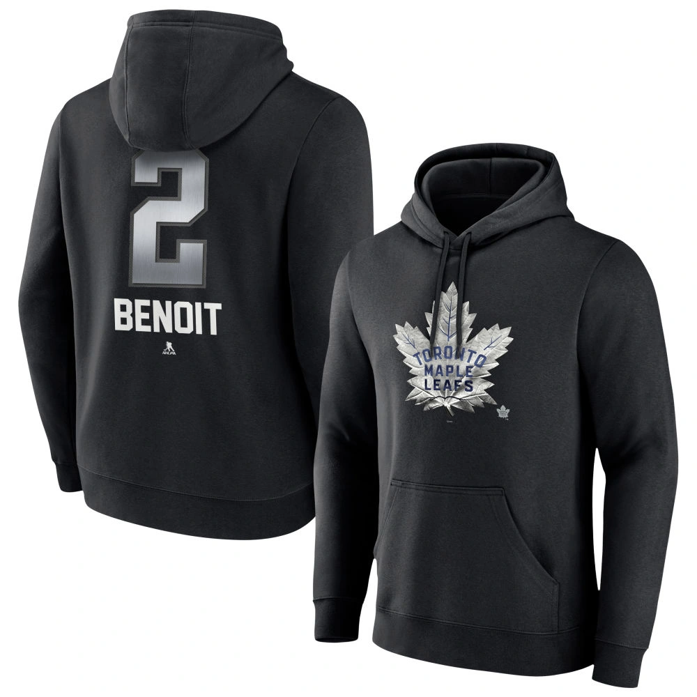 Youth Toronto Maple Leafs Black Midnight Mascot Logo Simon Benoit Pullover Hoodie Youth Toronto Maple Leafs Black Midnight Mascot Logo Simon Benoit Pullover Hoodie