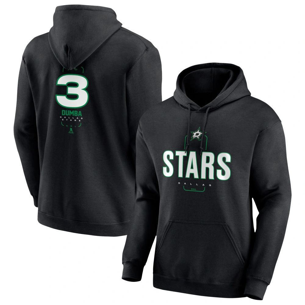 Youth Dallas Stars Black Midfielder Matt Dumba Pullover Hoodie Youth Dallas Stars Black Midfielder Matt Dumba Pullover Hoodie