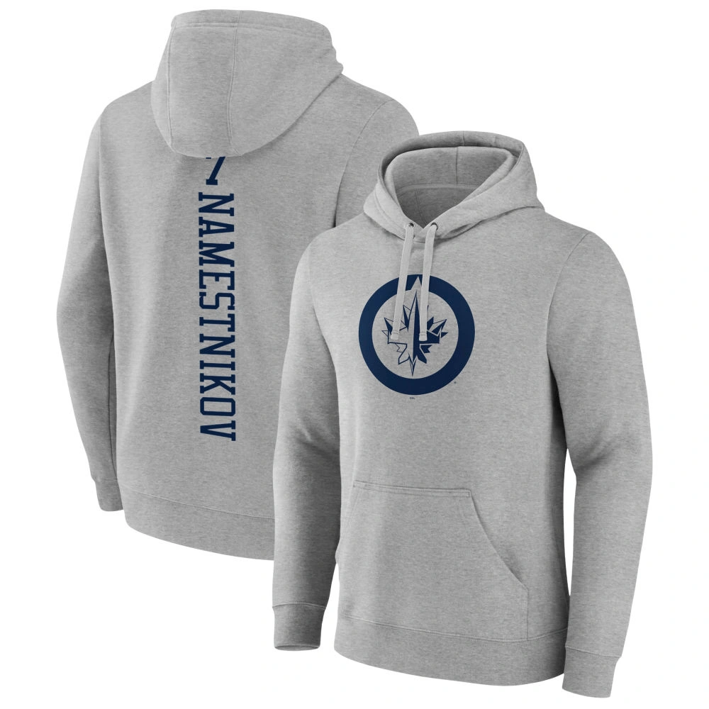 Youth Winnipeg Jets Heather Gray Vladislav Namestnikov Pullover Hoodie Youth Winnipeg Jets Heather Gray Vladislav Namestnikov Pullover Hoodie