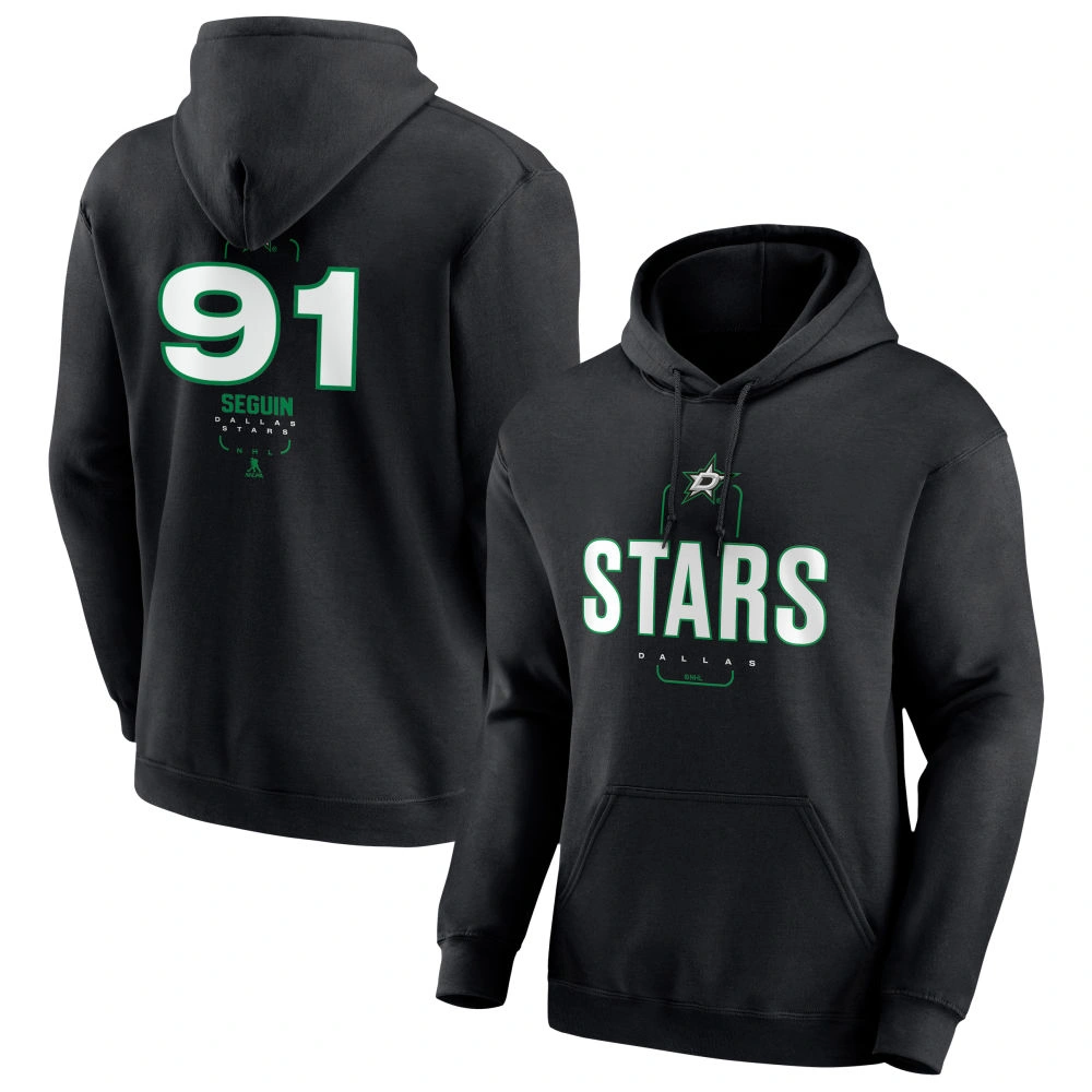 Youth Dallas Stars Black Midfielder Tyler Seguin Pullover Hoodie Youth Dallas Stars Black Midfielder Tyler Seguin Pullover Hoodie