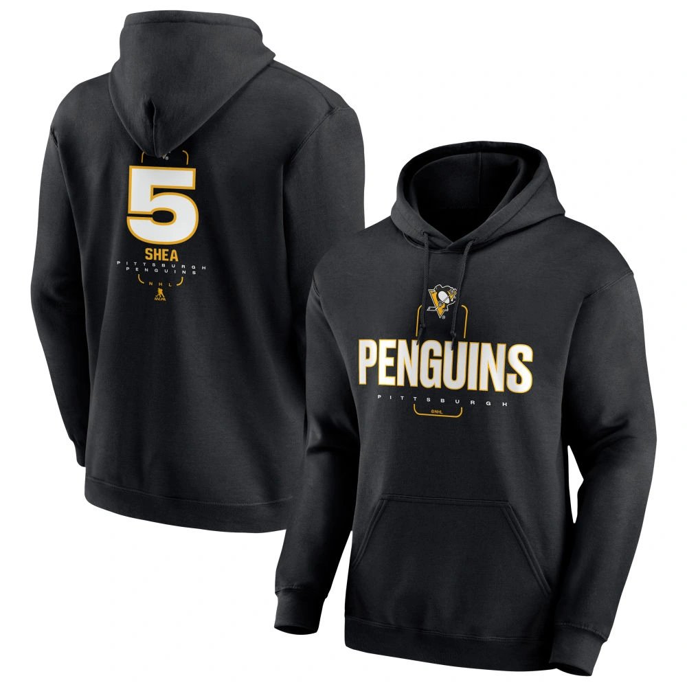 Youth Pittsburgh Penguins Black Midfielder Ryan Shea Pullover Hoodie Youth Pittsburgh Penguins Black Midfielder Ryan Shea Pullover Hoodie